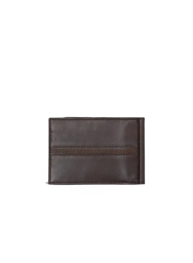 Language Brown Men's Wright Laser Money Clip Wallet for Men | Best Price UAE